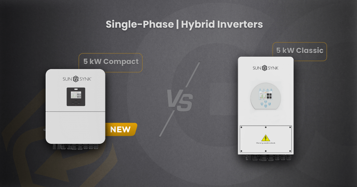 Comparative Analysis of Sunsynk 5kW Hybrid Inverters - Compact vs. Classic